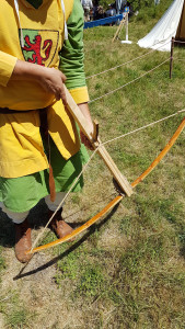 arbalète fabriquée par les mains de nos gens d'armes
